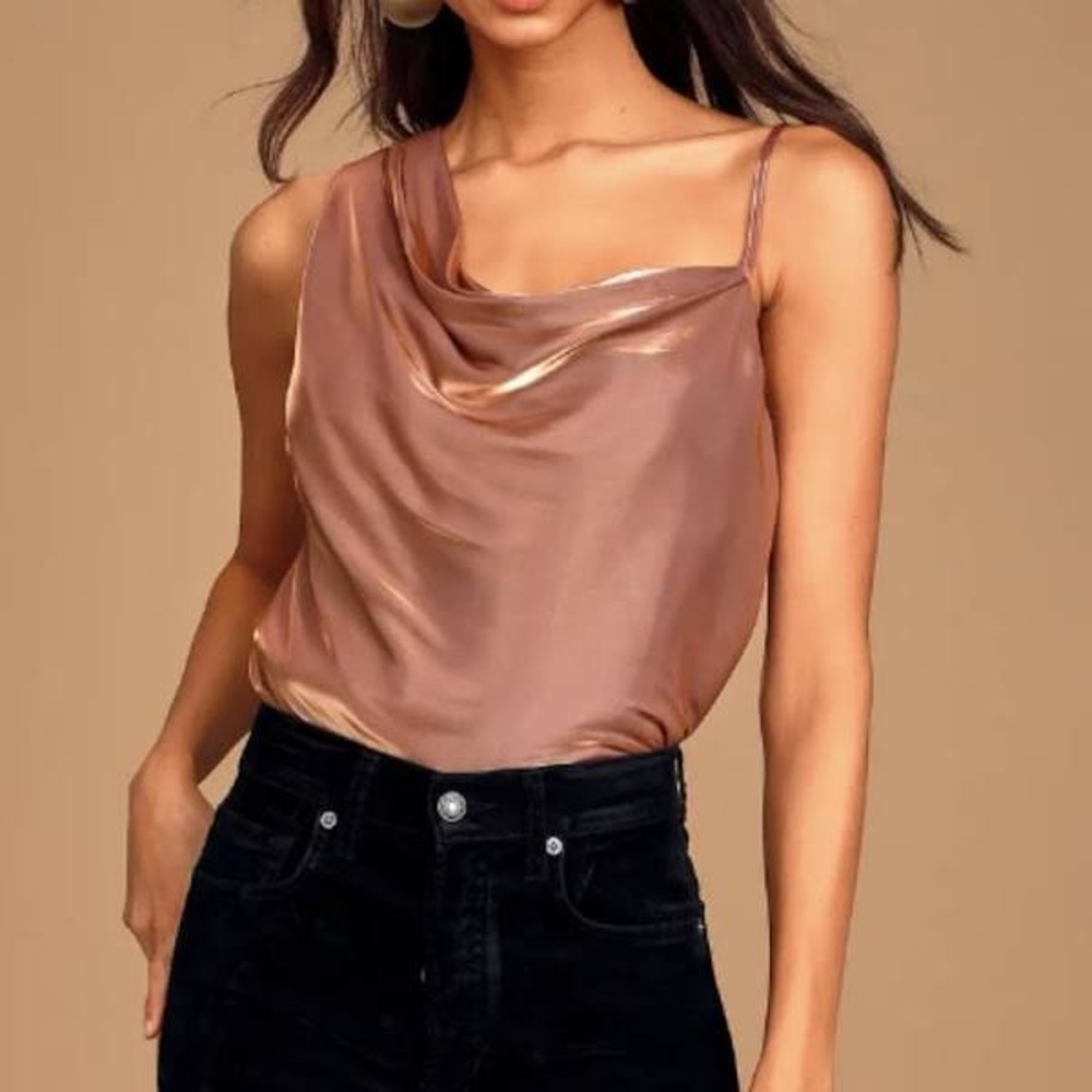 #78 NWOT We The Free Shimmy Shimmy Metallic Tank Top Size XS